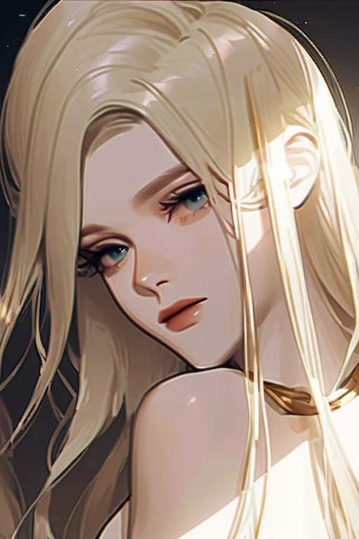 ((Лучшее качество)), ((шедевр)), (подробный), Draw a naked skinny blonde