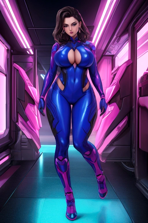 Sexy vhydra woman marvel neon suit full body 8k