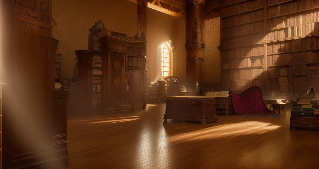 There is a room with many books on the floor., alchemist Library Background, Castle Library, Dusty Library, Vast library, inside a Castle Library, There are books all over the place, Luxurious libraryで, Library Background, Storybook Wide Shot :: High resolution, standing inside a Library of Magic, Luxurious library, Mountain of books, Library of Magic, The Great Library