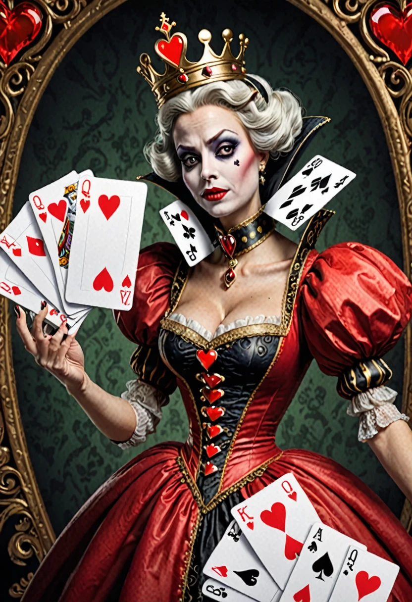 When fairy tale villains burst out of playing cards, even the Queen of Hearts shouts, "Who dealt this hand?!