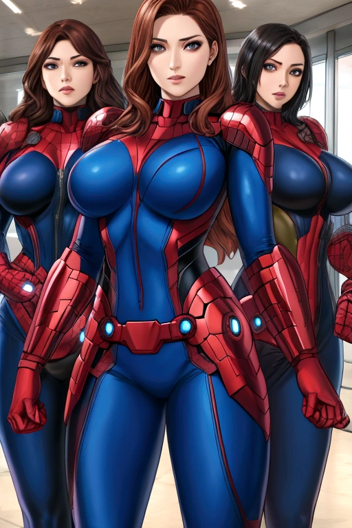 group of woman suit marvel