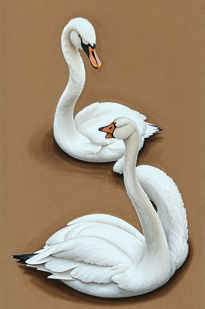 Draw a swan 