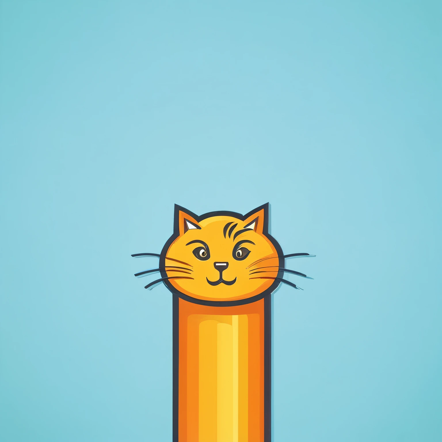 art, logo, cat pole 