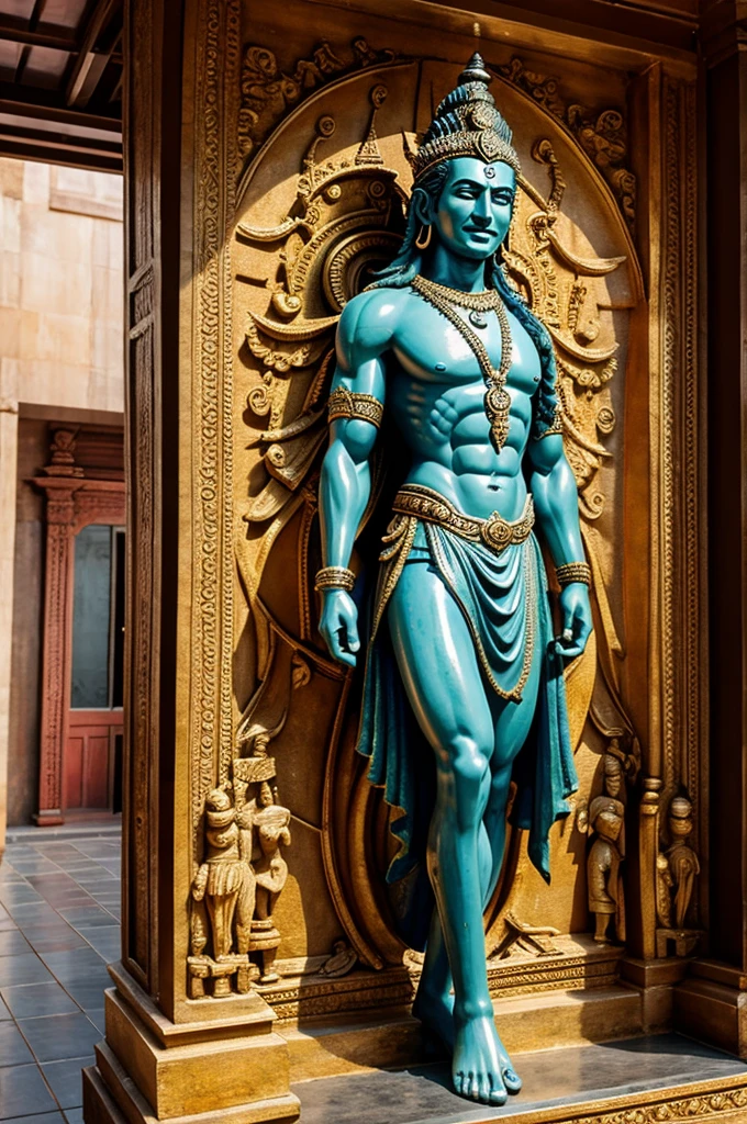 Lord vishnu front view