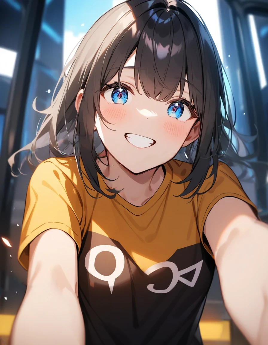Wear a black T-shirt