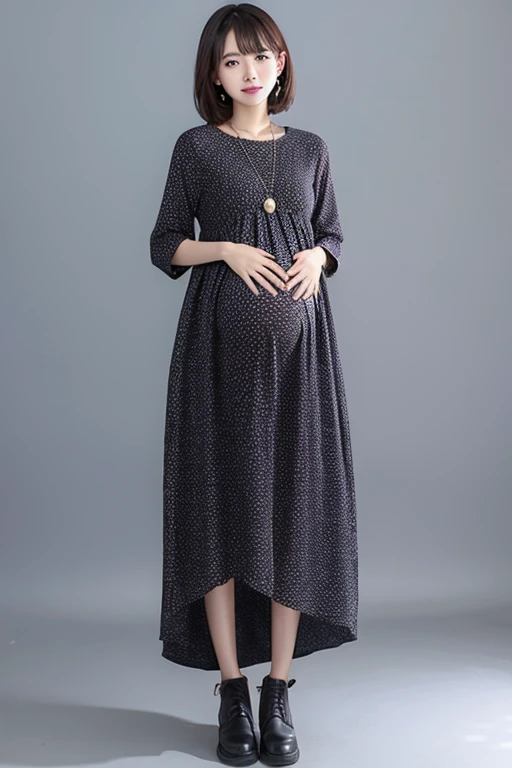 Pregnant women、Negroid、Maternity Dresses