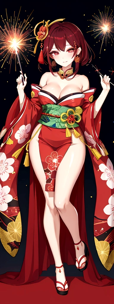 Oiran,whole body,Sparkler,sexy,Makeup thick