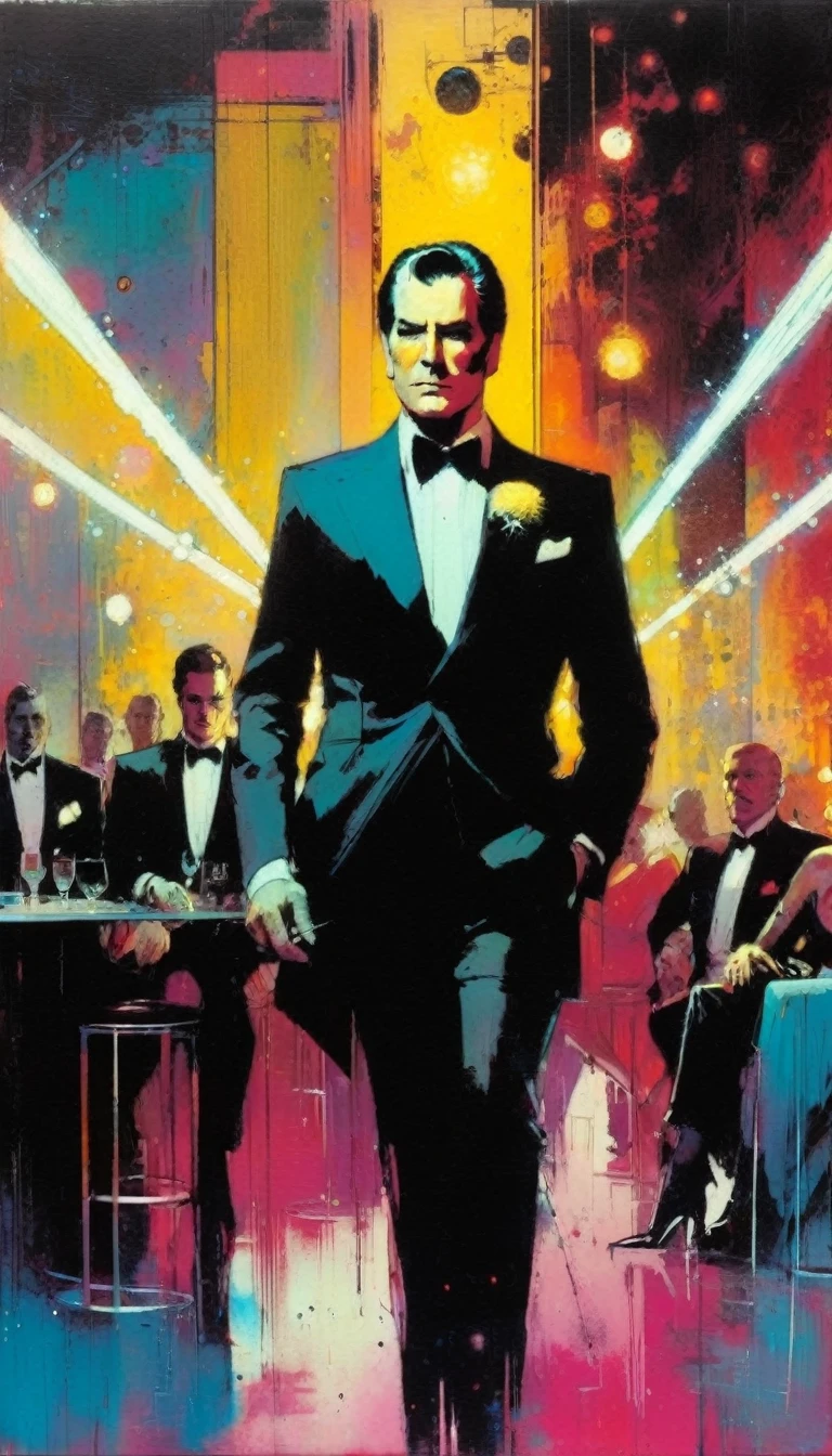 Marvel's Wolverine(male) drunk at a soiree, having fun, wearing a blue evening dress and laughing, X Men dressed casual laughing, Jean Gray embarrassed , X Men mansion
