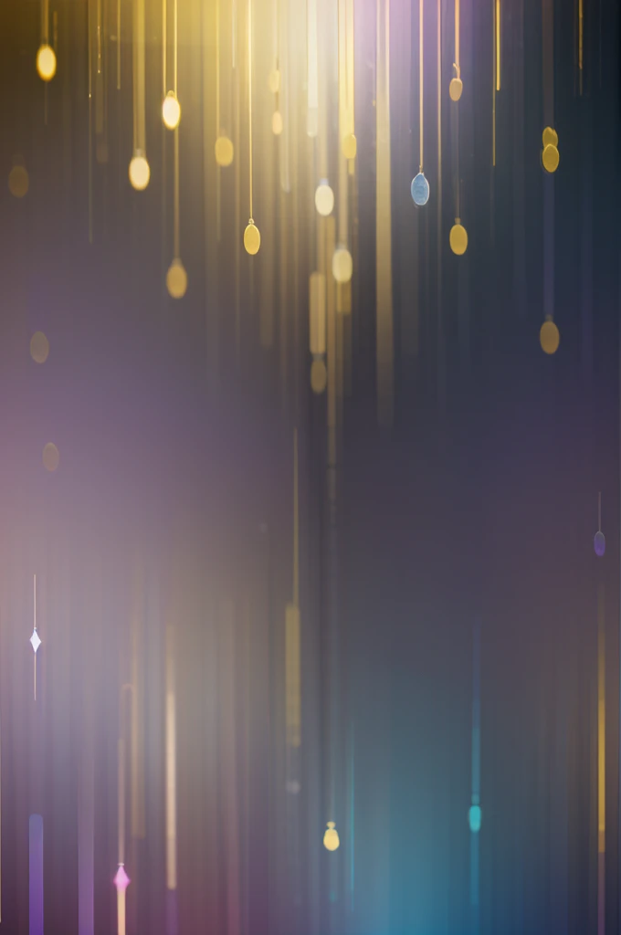 Abstract blur bokeh banner background. Rainbow colors, pastel purple, blue, gold yellow, white silver, pale pink bokeh background