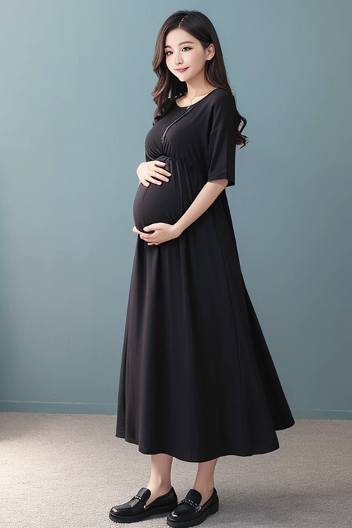 Pregnant women、Negroid、Maternity Dresses、One person