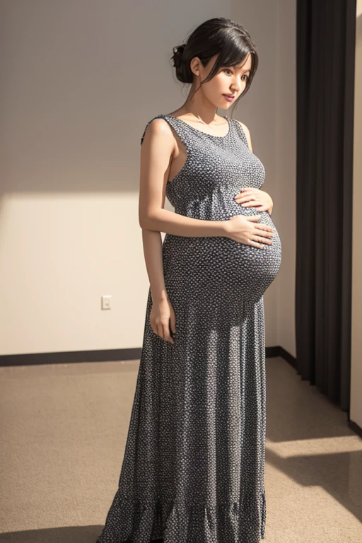 Pregnant women、Negroid、Maternity Dresses、One person