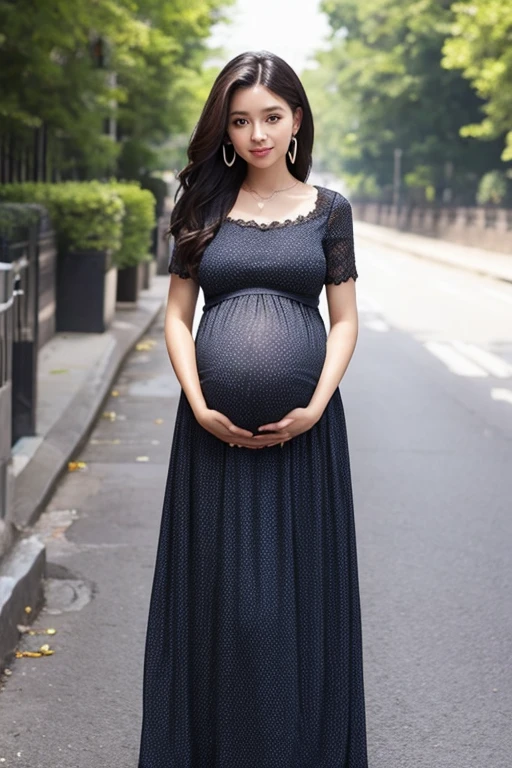 Pregnant women、Negroid、Maternity Dresses、One person