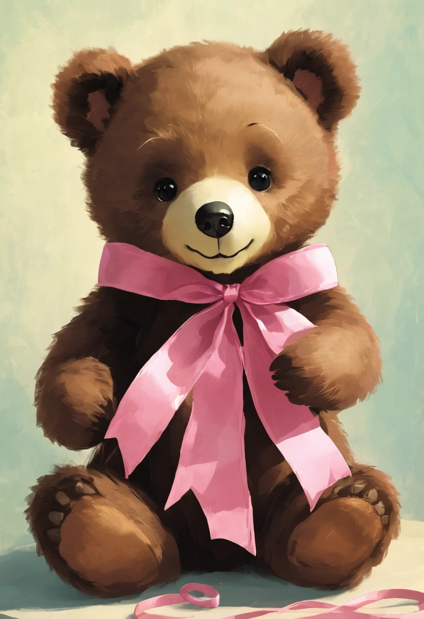 MERRYTHOUGHT,Cheeky Bear,cute,ribbon,Pink,Friendly atmosphere,Bigger in the center