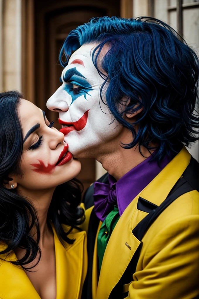 Joker kissing the very hot allerquina