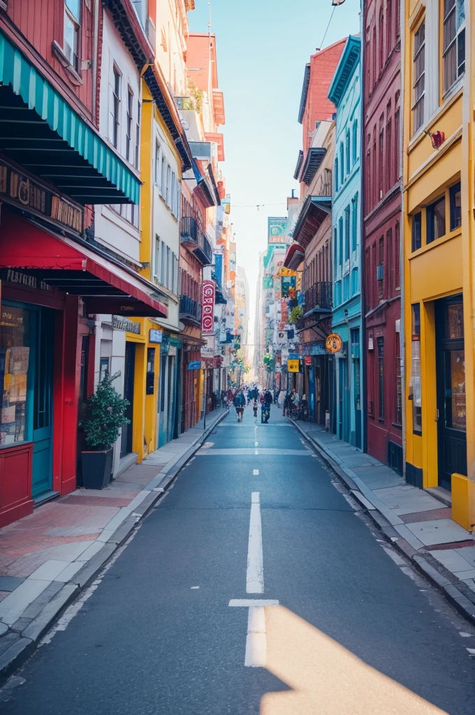 A fun and colorful city