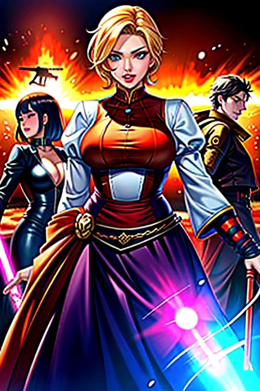 Group of women angry