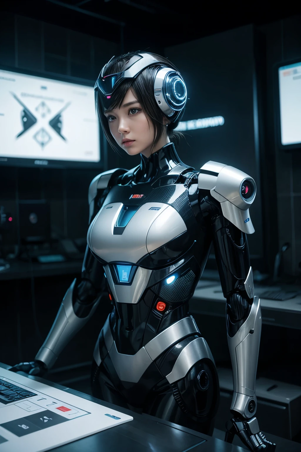 futuristic robot