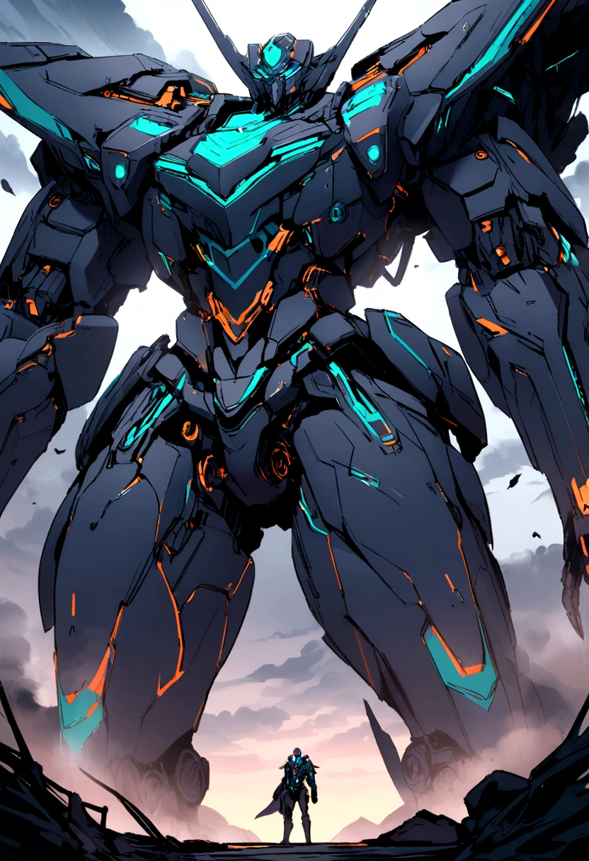 Futuristic giant robot 