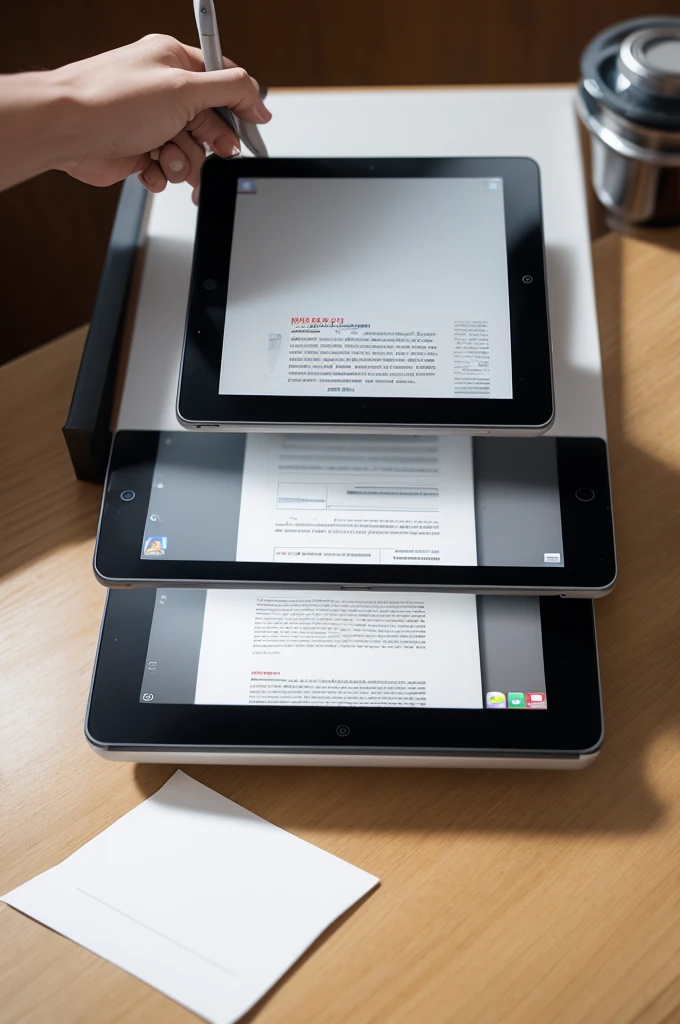 TABLET PRINTING A PAPER