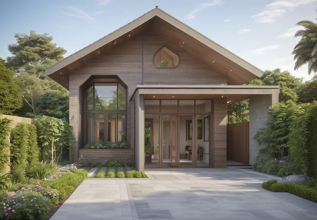 ((best quality)), ((masterpiece)), (detailed), perfect face, ((Masterpiece)), (best quality), (ultras Realistic), 8k, Raw photo, a rendering of a modern house with vietnamese roof anh brick yard , realistic garden, contemporary house, exterior design, wide establishing shot, modern house, in style of simplified realism, concept house, realistic building, front elevation view, wide angle exterior 2022, inter dimensional villa, building facing, sharp focus ilustration hq, modern style, realistic establishing shot, concept house, wide angle exterior 2022, precise architectural rendering, inter dimensional villa, award-winning render, front-view, mid-view, detailed rendering, architectural render, architecture render, modern house, architectural visualization, realistic architecture, insanely detailed rendering, exterior , trees landscape, sky wood paneled ceiling, a rendering of a modern house with a garden, precise architectural rendering, high quality rendering, award-winning render, professional render, beautiful 3 d rendering, beautiful rendering, architectural rendering, a photorealistic rendering, luxcore render, stunning render, an award winning digital render, beautiful rendered, high-quality render, architectural 3 d render, artistic render, a view of a garden with lots of flowers and plants, in a cottagecore flower garden, cottagecore flower garden, lush flowery outdoors, garden with flowers, flower garden summer morning, lots of plants and flowers, lush garden surroundings, lush chic garden, with a french garden, lush plants and flowers, home and garden, garden at home, homes and gardens, permaculture, with a garden, sustainable architecture, gardening, green house, homes and garden magazine, beautiful house on a forest path, vegetal architecture, a rendering of a modern house with a small balcony and a bancony , precise architectural rendering, modern house, contemporary house, concept house, street,
