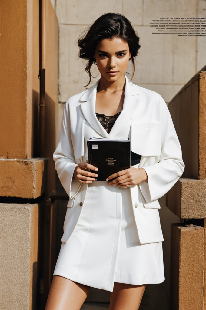 Fashion magazine model