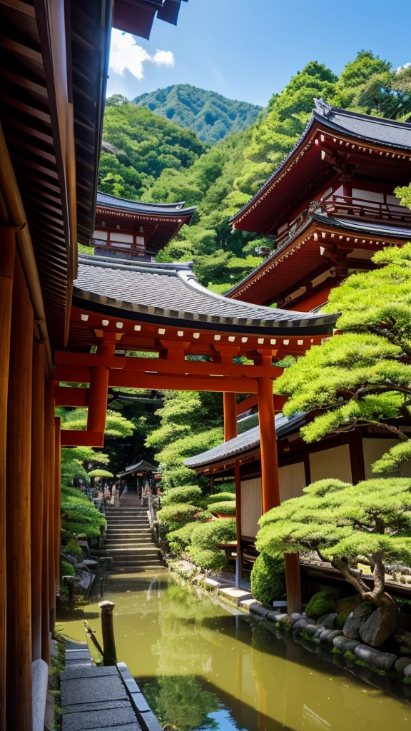 Landscape Photography、There is no one、In one view you can see Arashiyama, Sagano, Kinkakuji Temple, Ginkakuji Temple, Fushimi Inari Taisha Shrine, the Gion district, and Yasaka Shrine.、Realistic live-action