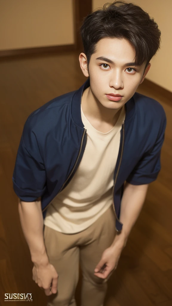 (RAW photo :1.2), (verisimilitude :1.4), casual male, posing at the screen with a smile, very detailed eyes and face, super detailed, high resolution, very detailed, best quality, masterpiece, 8k, amazing, fine detail, soft lighting