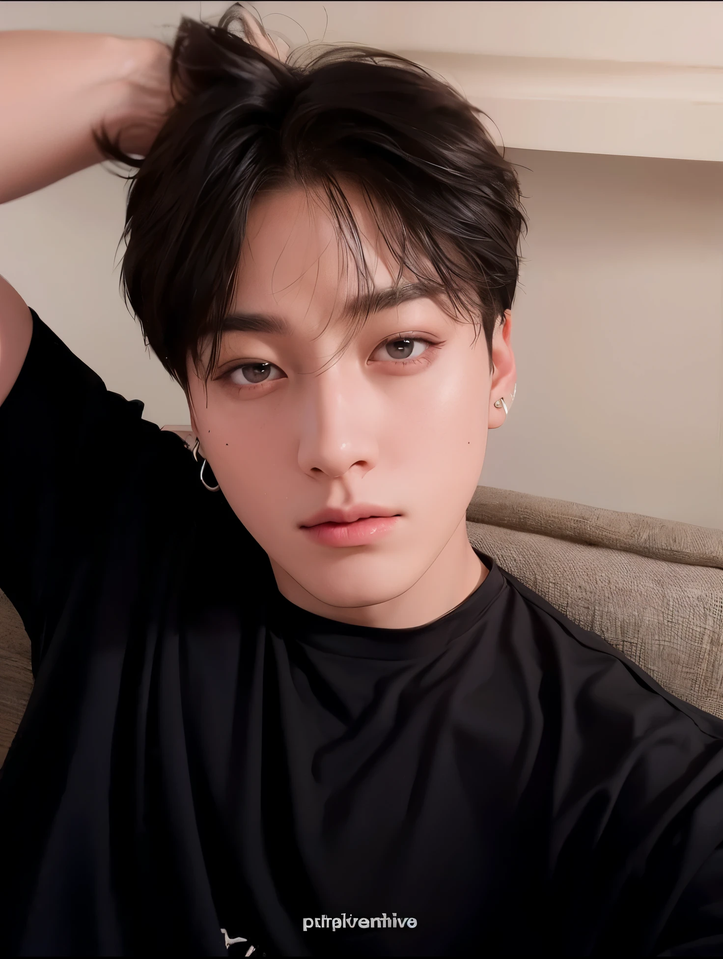 Jungkook do bts cara, ultra HD, photorealistic