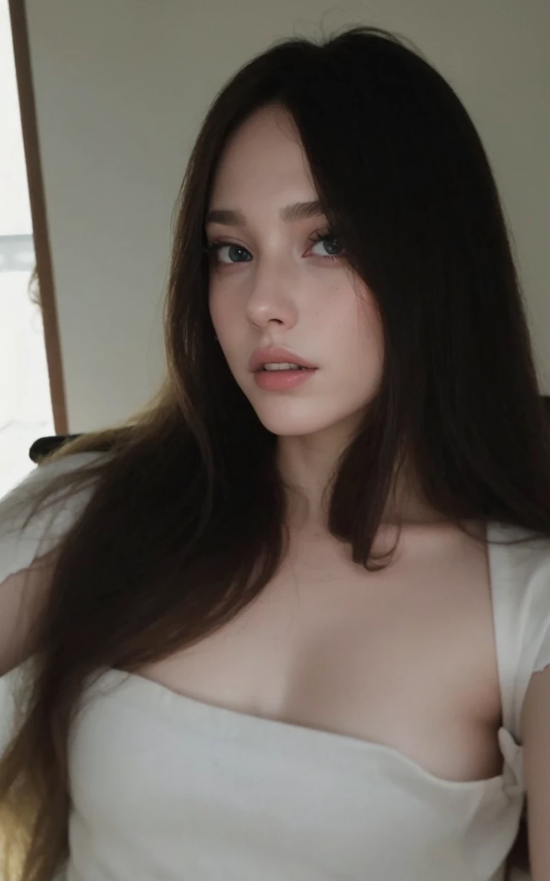 Arafed woman with long blonde hair sitting on a couch, Sidnei Sweeney, Retrato Sophie Mudd, yelena belova, Sophie Turner,  by Sophie Turner, no-makeup, Taran Dasha, gorgeous young model, leaked image, face like ester exposito, viktoria gavrilenko, 18-years old, instagram model, angelina stroganova