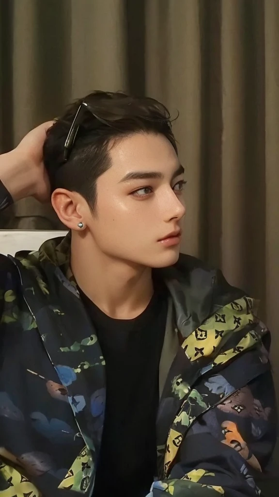 Jungkook do bts cara, ultra HD, photorealistic