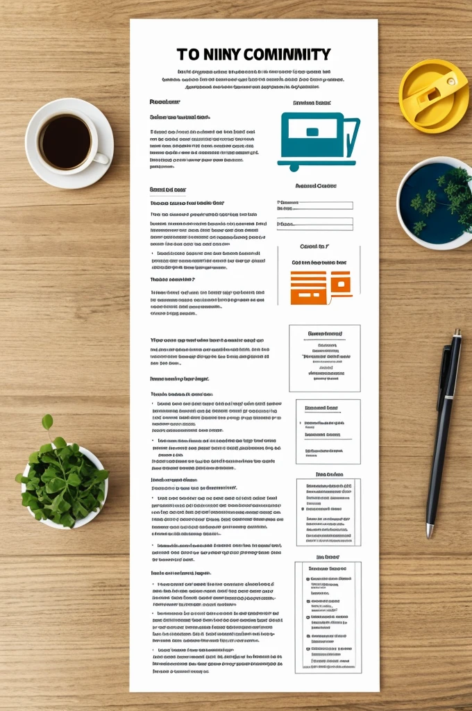 generate a poster about how to help in community