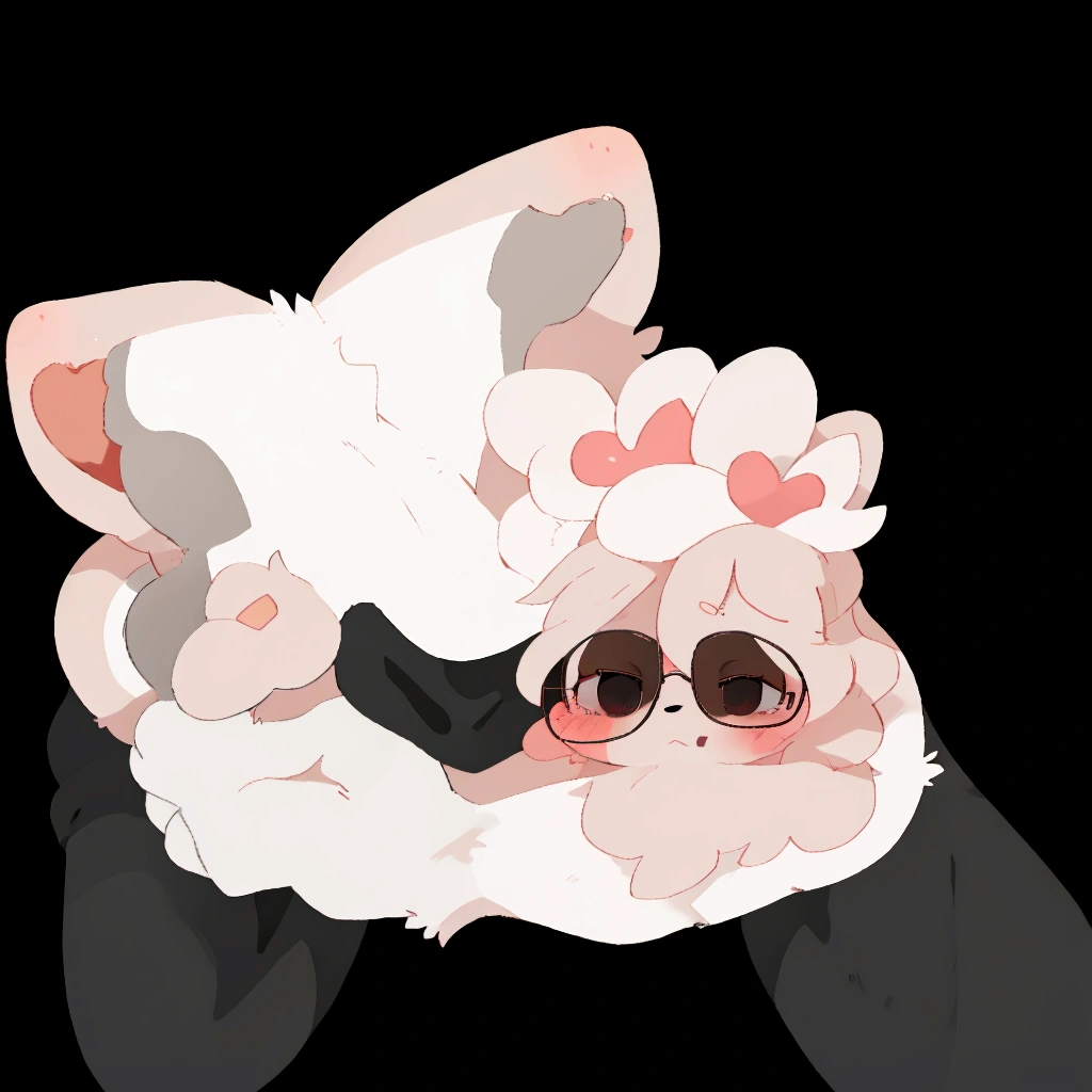 Furry, A woman, Glasses