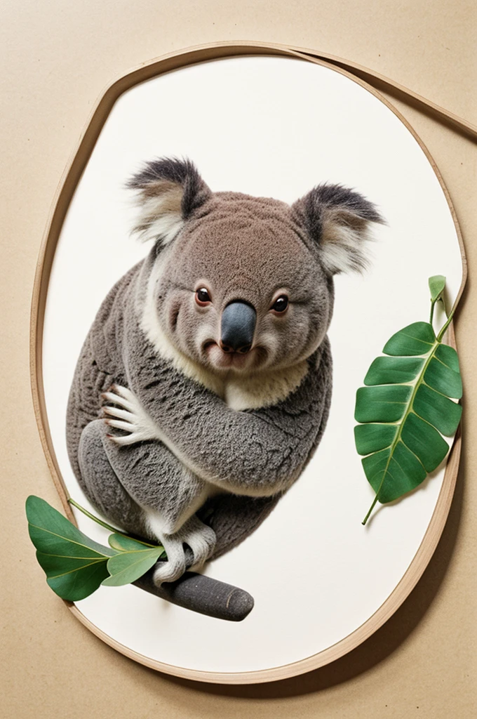 create a minimalist koala logo
