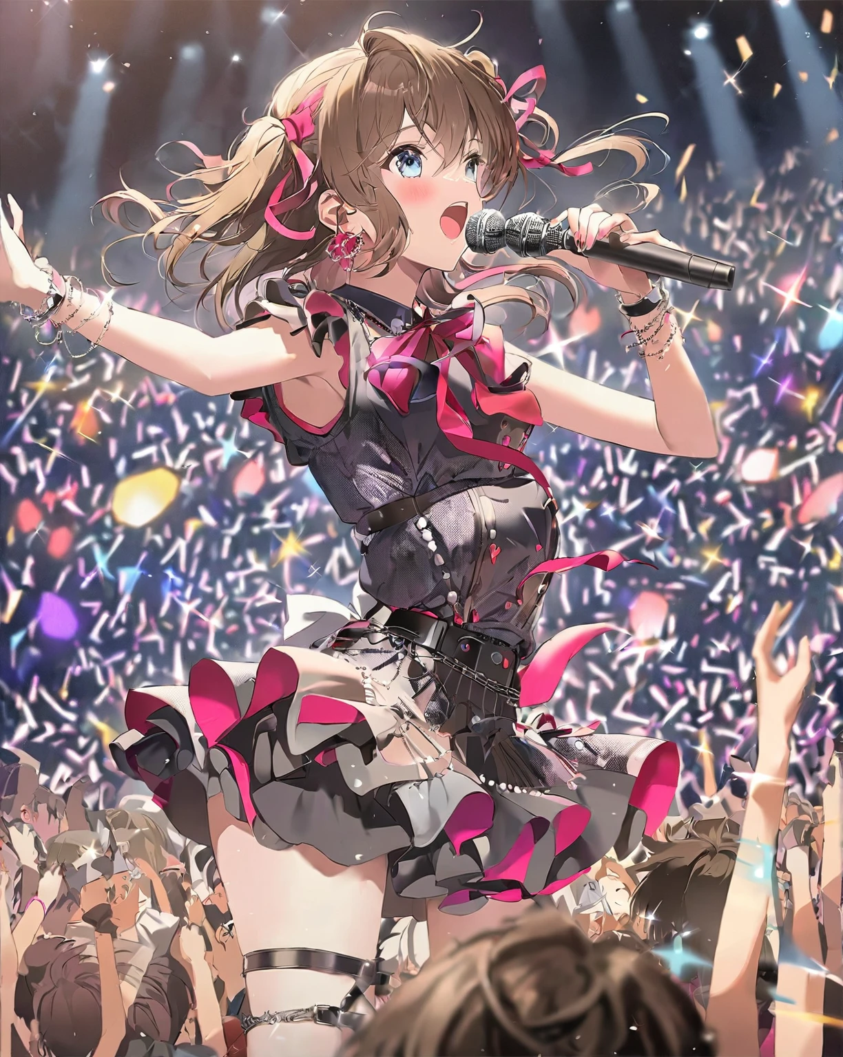 masterpiece, concert, sing, Idol, girl 1