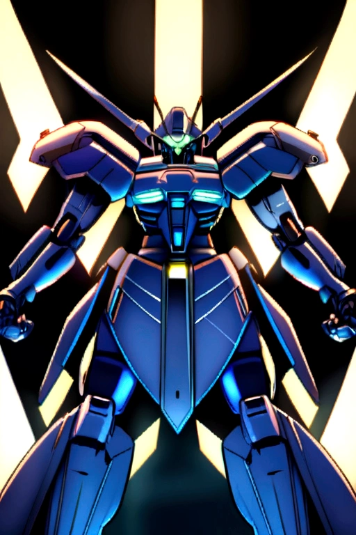 Giant futuristic robot mecha machinery