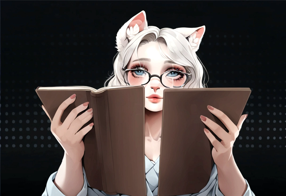 Furry, A woman, Glasses