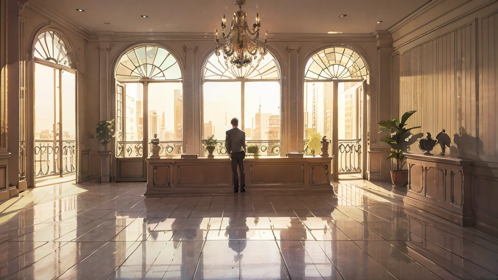 Corner of the lobby