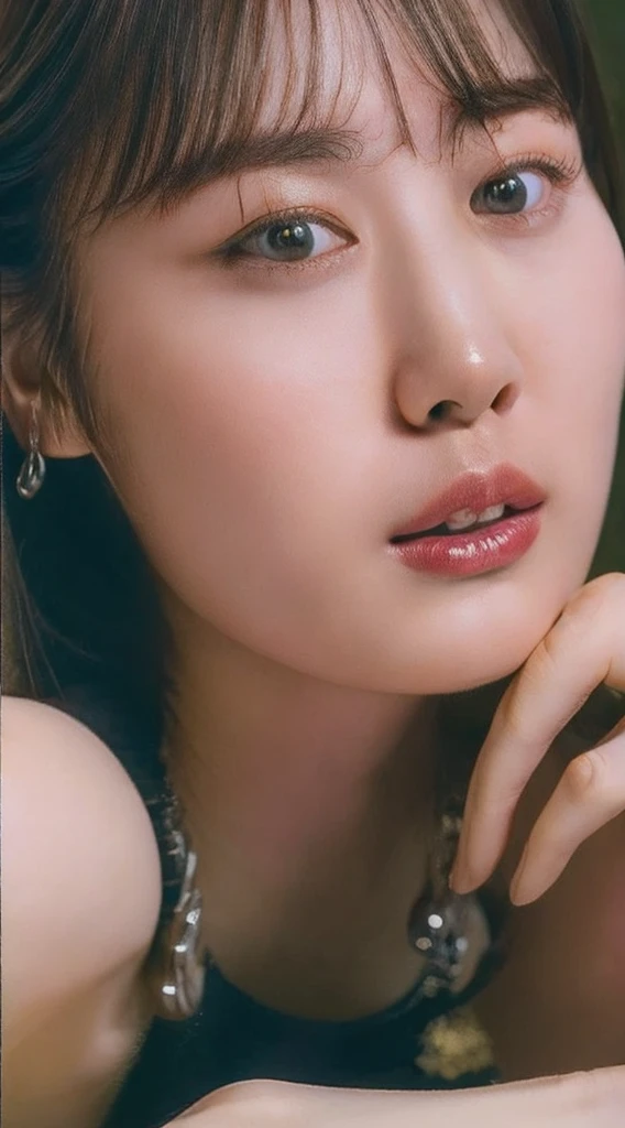 ((Best quality, 8k, Masterpiece :1.3)), 1girl, Pretty woman with emphasizing slender abs :1.3, (random hairstyles :1.2), Oversized tank top :1.2, Ultra-detailed face, Detailed eyes, Double eyelid, armpit