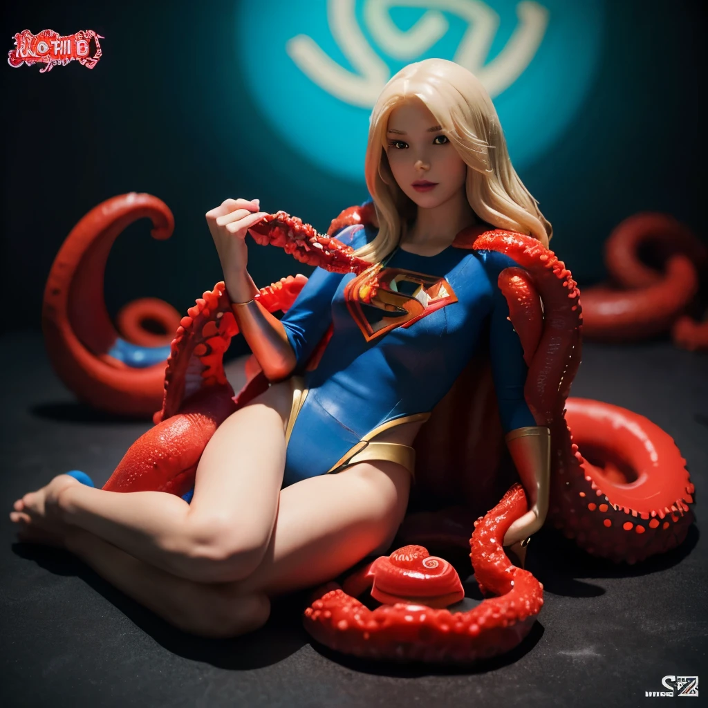 1/6 Supergirl Adult Figures、(((A lot of tentacle capsule toys)))、((Box full of tentacles))、