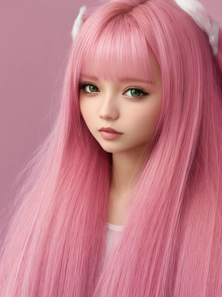 Rambut pink wanita