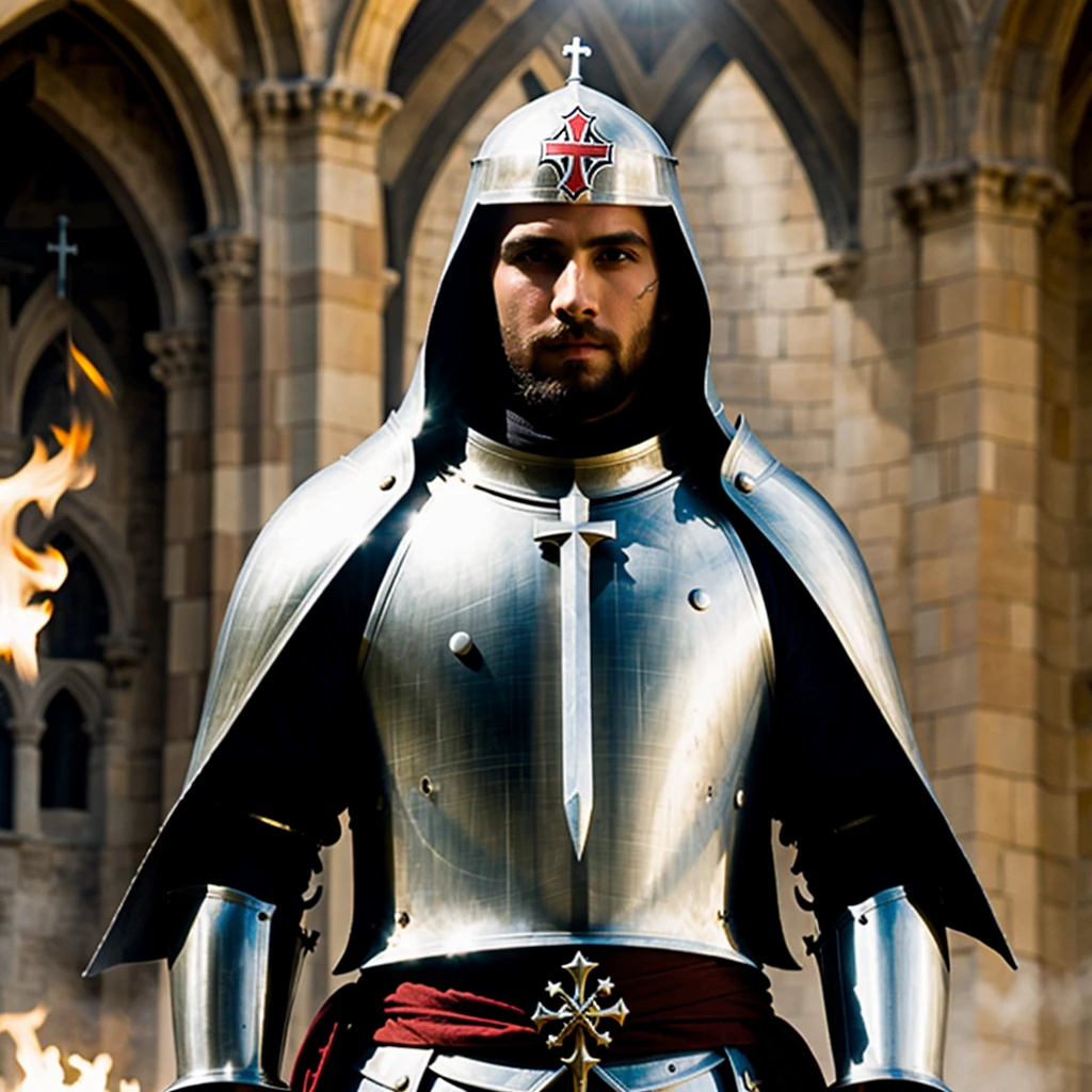 ((best quality)), ((Masterpiece)), (details), Religious War, Knight Templar