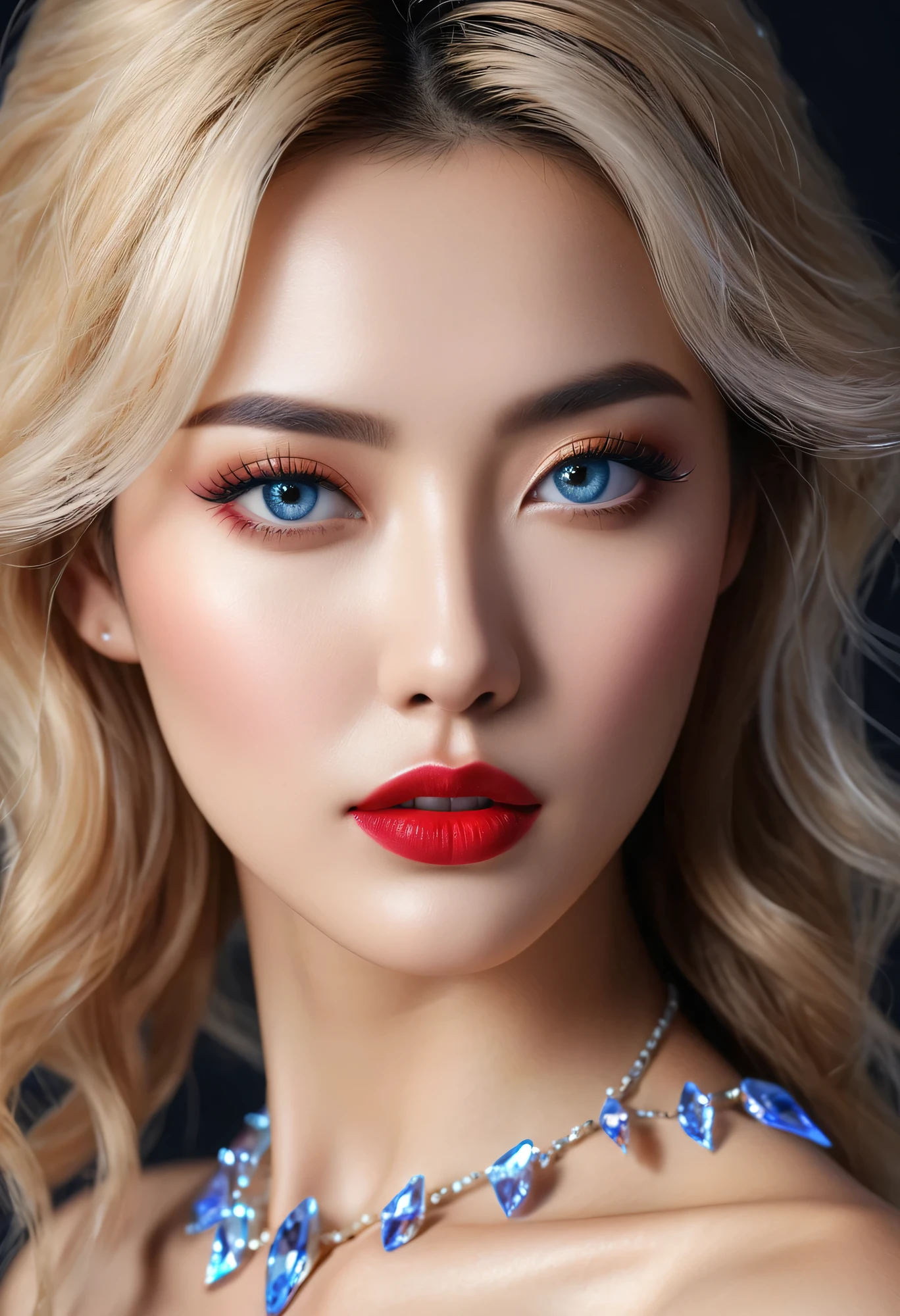 Ultra-realistic、 ultra-detailed、 最high quality、 8K、highest level、 The ultra -The high-definition、(Super beautiful detailed face:1.5)、(super detailed eyes:1.35)、(super detailed lips:1.2)、(super Detailed nose:1.2)、(depth of field)、((anatomically correct))、((cleavage:1.33))、(I encourage you to choose a subdued and perfectly coordinated background for your phenomenal, diverse random creation)、(Use any technique of combining materials、 natural、 ((short transparent glass dress:1.41))、 and fantasy magic, any style、 any outfit、 choose eyes color、 ((hair is a different color than eyes))、(dynamic random fancy, professional hairstyles)、 1girl:1.4 20years old、fashion supermodel、real:1.75、photorealistic:1.75、(very delicate and beautiful、fine details:1.2)、(masterpiece)、 最high quality、 (high quality)、 ((absurdres))、 (ultra sharp fous)、(Glamour, paparazzi taking pictures of her)、 contrast、 ((Ultraviolet photographic lightning strike:1.22))、red_lipstick:1.39、Long 2blue_eyelashes:1.12、 ((matte_eyeshadows:1.3))、((perfect round eyes))、((short transparent glowing glass dress:1.57))、(matte skin:1.45)、(lighting_makeup:1.23)、((she attracting lightnings, light effect, feminine, electricity aura, expert light effects on figure, amazing lighting effect, surreal lighting))、((cowboy shot:1.5))
