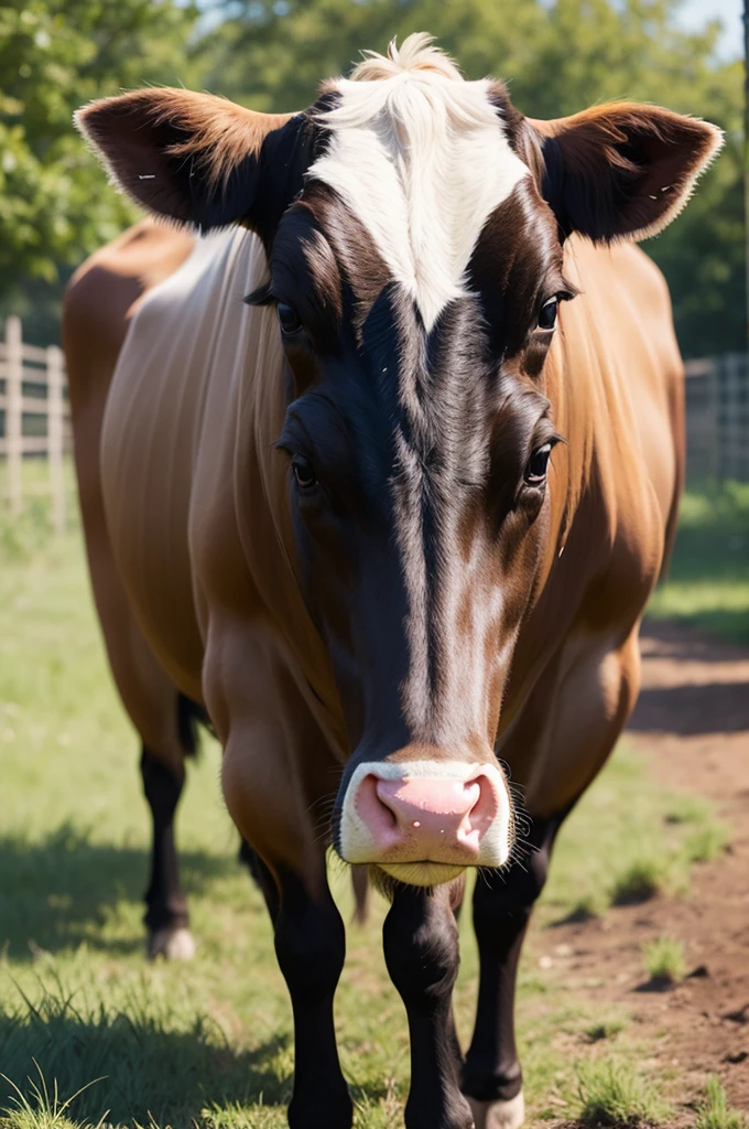Create an image of a Nelore cow