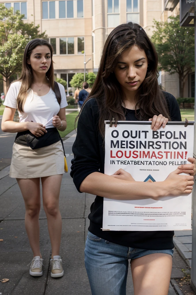 Make a Poster about Understanding Mistakes, Know the Situation: 
 LGBT Education Satire+ in the Campus Environment 