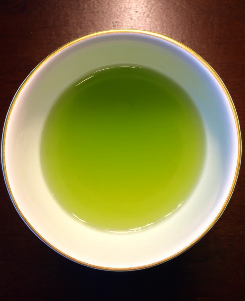 A cup of green tea