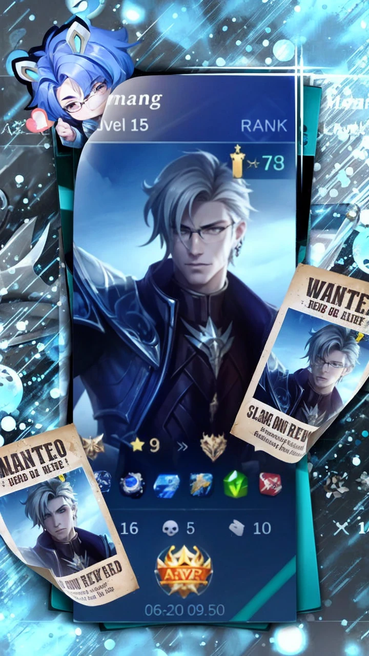 best quality, very detailed, handsome, with glasses