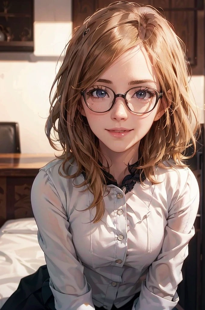 Masterpiece, 最high quality, high quality, High resolution, high quality texture, high quality shadows, High resolution, Beautiful details, Detailed CG, Detailed Texture, Realistic representation of face, Realistic, colorful, delicate, Cinematic Light, Side light, Lens flare, Ray Tracing, sharp concentrated, (1 Girl,concentrated:1.3), ( Intricate details, compensate, PureErosFaceV1:0.5), (細部まで美しいdelicateな顔, 緻密で美しいdelicateな瞳, Perfect Facial Proportions, Dense skin, Optimal ratio of four fingers to one thumb,Unified 8k wallpaper, Arms under chest, Modest chest, Wide Hips, Smooth upper abdomen, 30 years old, blue eyes, glasses,cabin attendant uniform,white blouse,tight fitting black skirt,black stockings, excellent secretary ,working as a secretary, wooden desk, wooden chair, house wife, the gaze of true love, lips of temptation, A look full of compassion ,a smile full of love, i love you, Acting lovey-dovey, air fortress hair, blonde hair, I love you so much I'm crazy,i love you