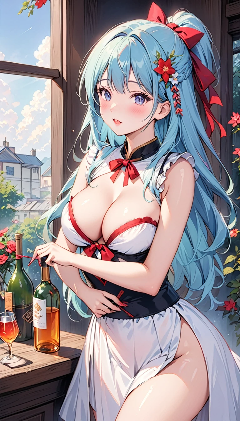 {{{{{16k,Ultra High-resolution realistic romantic growing-up photo of a neat virgin school girl who lost the last train as pretty as a actress in the romantic out field at deep night, The way she embarrassed herself is adorable, When she puts a ribbon on her head, she transforms into a cute magical girl of two ranks higher and radiates glowing charm, and her fluffy pure white breasts create cleavage and give off a sense of sex appeal, expressing femininity all over her body while being made into an adult, The more shy she is, the smaller and neatly her face becomes}}}}},{{Extremely detailed}},{{{{{dye her cheeks flush and integrated her head pure small, thick lips, Enchanting thick gross idol's Lips}}}}},{{{{{the best glossy bang neat hair}}}}},{{{{{the more her bodyline and transform into a pretty girl, Injecting her with hormones to make her body, hair, bodylines curvier, Her waist so thin}}}}},{{{{{She's given hormones to rapidly grow her body from a to an adult, integrated nipples and that's even more embarrassing}}}}},{{{{{She's also cute as she gets drunk on aphrodisiacs and alcohol to free herself from shame and awakens to eroticism sexy, get more attractive and smoother her body, The bigger her tits get, the thinner her bare waist gets, Puffy tits with deep cleavage and a larger nipped-in bare waist area}}}}}