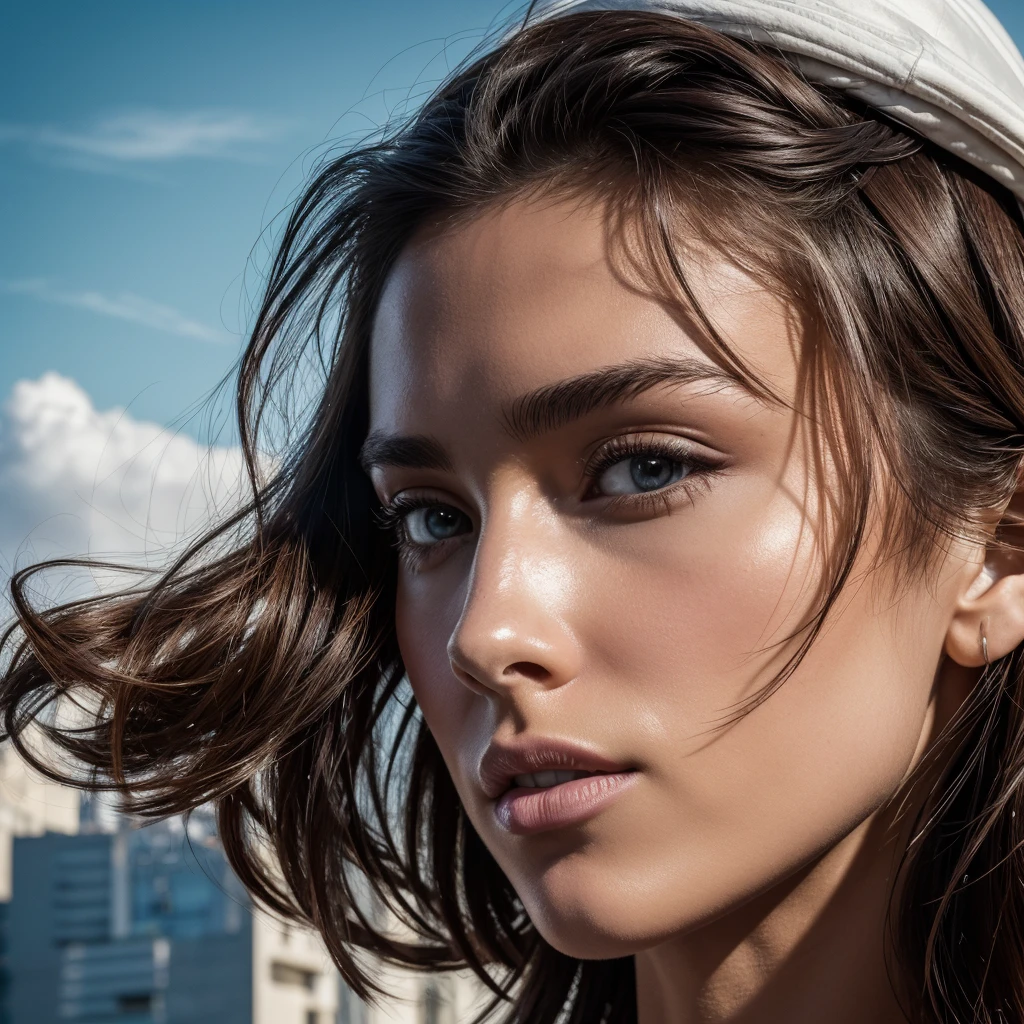 (8K, Photo brute, la plus haute qualité, head of'artwork:1.2),(realistic, photo-realistic:1.37),tout le corps、la plus haute qualité, photorealistic, finement, high resolution, 8Kの壁紙, Composition dynamique parfaite, Detailed and beautiful eyes, middle hair, Seins gros et amples, 、ssmile、30 ans、(yeux tombants 1.4)、beauty、ssmile、tout le corps nue、tied hair、満面のssmile、sexly、Sous-vêtements en maille、ssmile、Touch the chest with your hands、night view、mer de nuit、beach、embrasser pussy, dildo