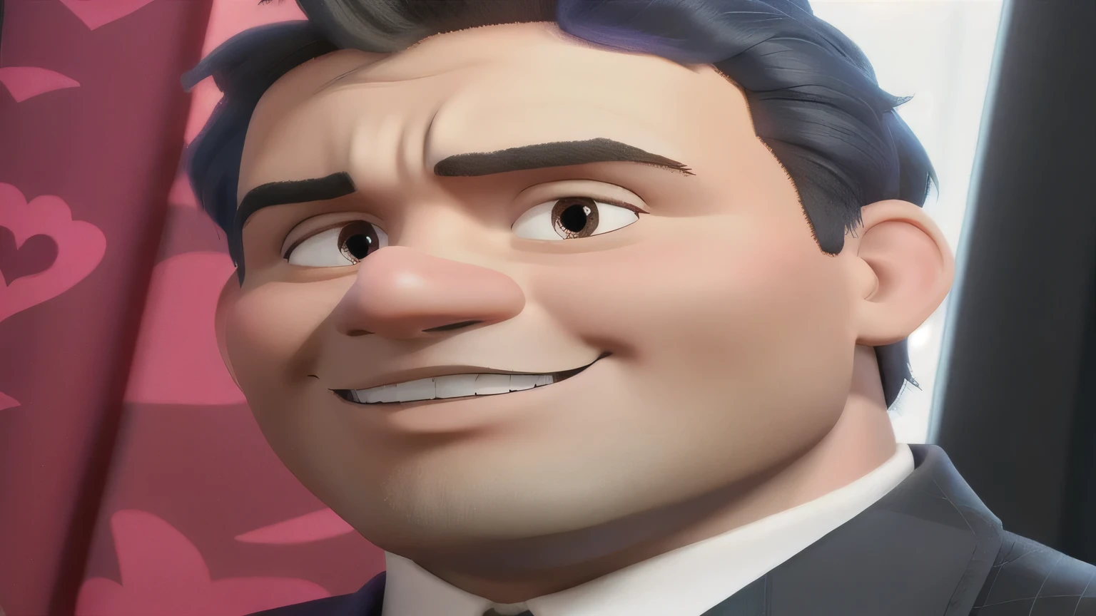 A disney pixar style dark man, high qualiy, best qualityer